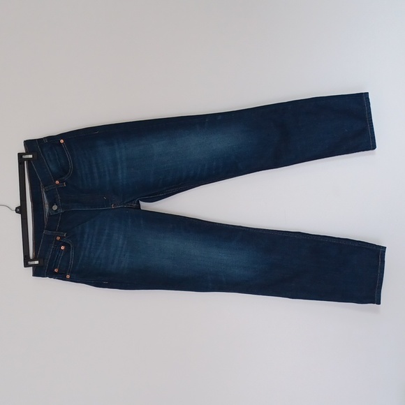 Levi's - Men's 514 33X32 Dark Straight Leg Jeans. Some Factory Fade. Near New⚡ - Picture 1 of 8